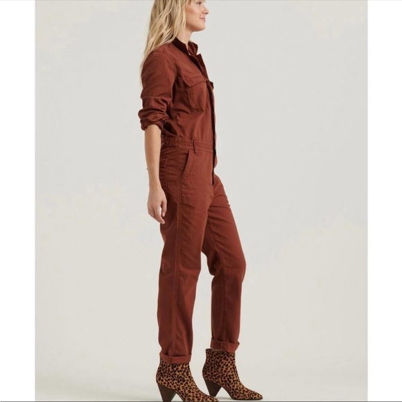 Lucky Brand Broiler Suit in rust color - Picture 3 of 16
